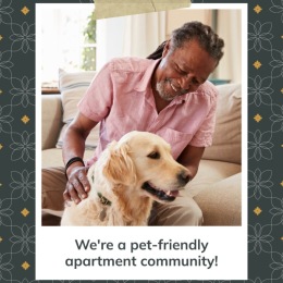 a person sitting on a couch petting a dog