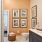 Model bathroom at our senior living apartments in Princeton, NJ, featuring marble counters and a shower with a glass door.